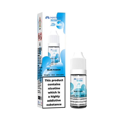 Blue Fusion Hayati Pro Max 10ml Nic Salt E-Liquid and Box