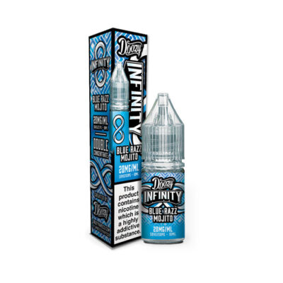 Blue Razz Mojito Nic Salt E-Liquid  and Box by Doozy Infinity