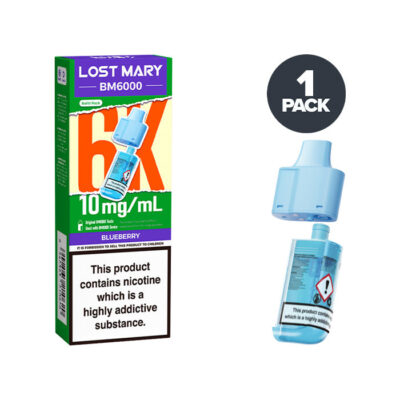 Blueberry Lost Mary BM6000 Refill Pack 10mg