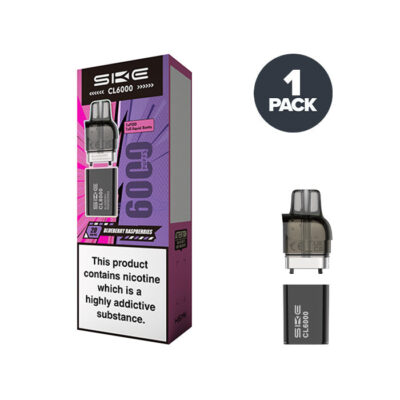 Blueberry Raspberries SKE CL6000 Prefilled Pod and Box