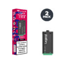 Blueberry Raspberry Elux Legend 1500 2 in 1 Prefilled Pod and Box