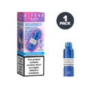 Blueberry Sour Raspberry Elf Bar Plus 50 Prefilled Pod and Box