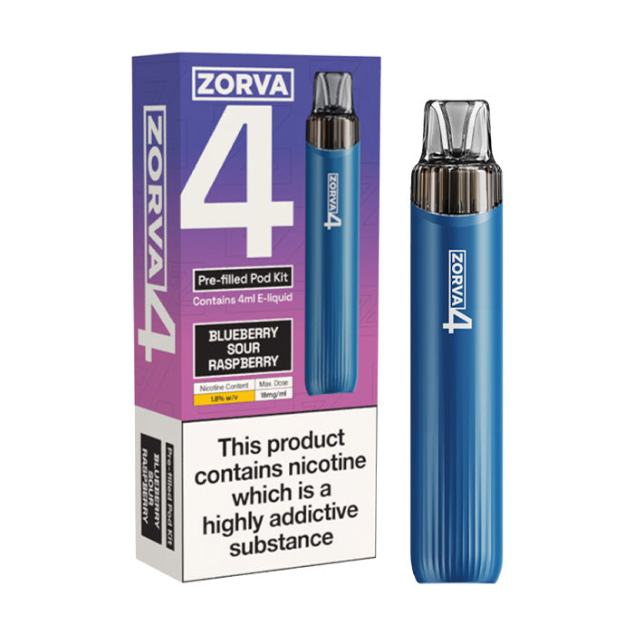 Zorva 4 Prefilled Pod Kit - Blueberry Sour Raspberry