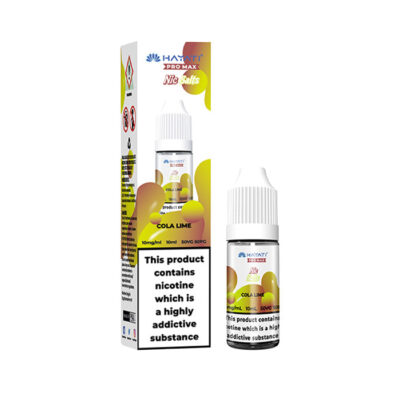 Cola Lime Hayati Pro Max 10ml Nic Salt E-Liquid and Box