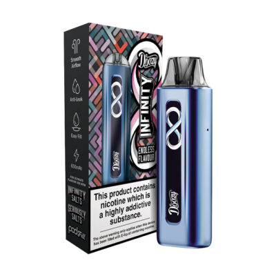 Blue Doozy Infinity Refillable Pod Kit and Box