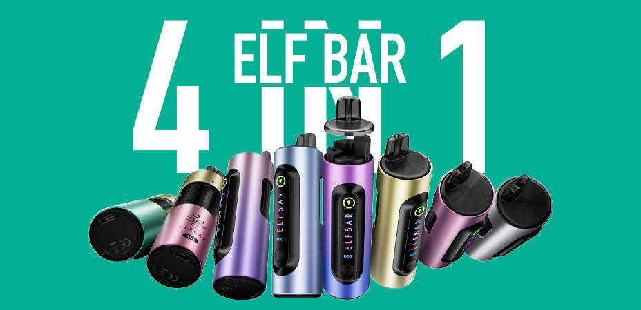 Elf Bar 4 in 1 Prefilled Pod Kit Banner