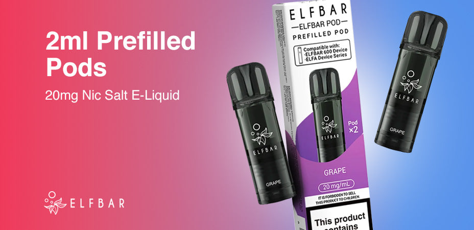 Elf Bar 600 Prefilled Pod Kit Pods