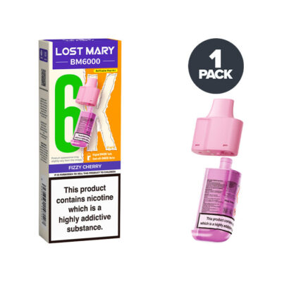 Fizzy Cherry Lost Mary BM6000 Refill Pack 20mg