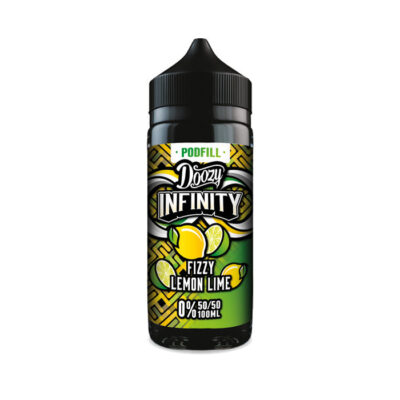 Fizzy Lemon Lime 50/50 100ml Shortfill E-Liquid by Doozy Infinity Podfill