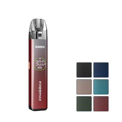 Freemax Rexa S Pod Kit with six squares showcasing all available colours