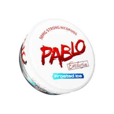 Tub of Frosted Ice Pablo Exclusive 50mg Nicotine Pouches