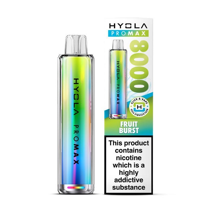 Fruit Burst Hyola Pro Max 8000 Prefilled Pod Kit and Box