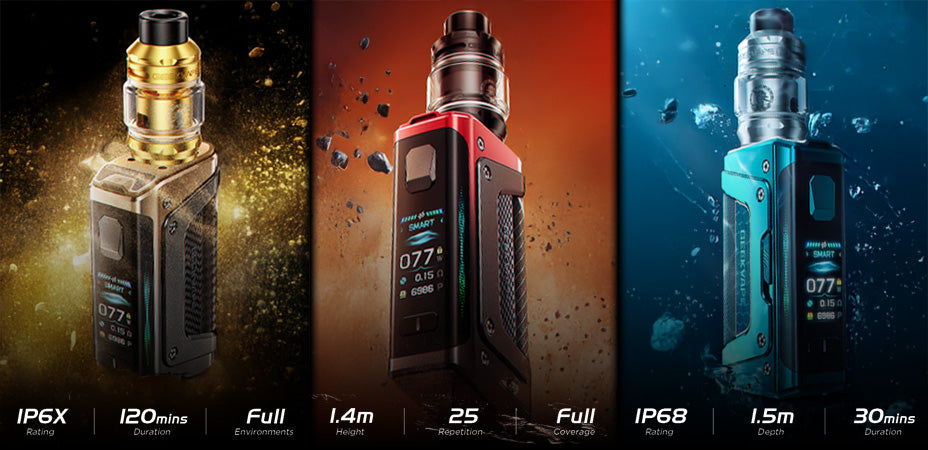 IP68 of Geekvape Aegis Legend 5 Vape Kit