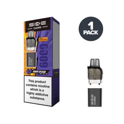 Grape Splash SKE CL6000 Prefilled Pod and Box