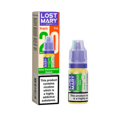 Kiwi Passionfruit Guava Nic Salt E-Liquid by Lost Mary