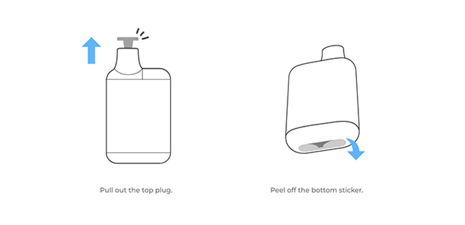 Banner showing how to set up the Lost Mary BM600 Prefilled Pod Kit