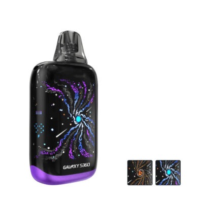 Lost Vape Galaxy S360 Pod Kit with two squares showcasing all available colours