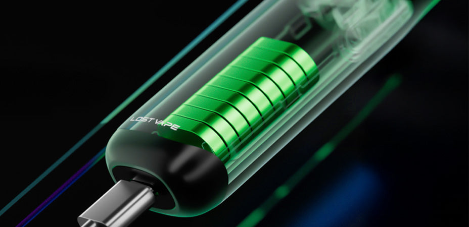 Banner showing the Lost Vape Galaxy T360 Pod Kit's Battery