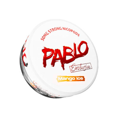 Tub of Mango Ice Pablo Exclusive 50mg Nicotine Pouches