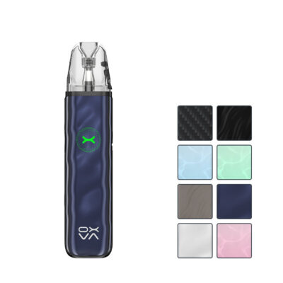 OXVA Xlim Go 2 Pod Kit with eight squares showcasing all available colours