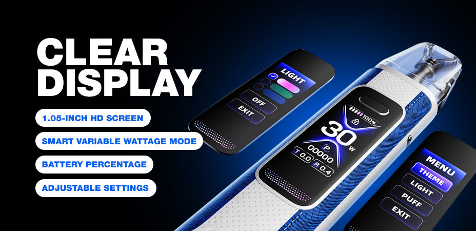 Screen Banner of OXVA Xlim Pro 3 Pod Kit