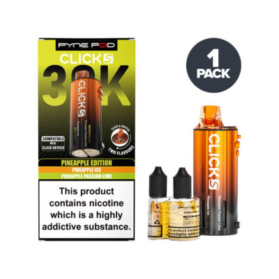 Pineapple Edition Pyne Pod Click S 30K Refill Pack with Box