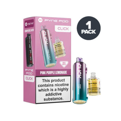 Pink Purple Lemonade Pyne Pod Click Prefilled Pod and Box