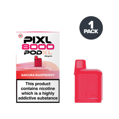 Sakura Raspberry PIXL 8000 Prefilled Pod and Box