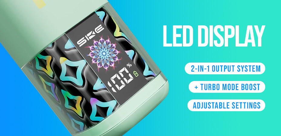 Banner showing the SKE 30K Pro Max 2 in 1 Pod Kit's Screen and Dual Wattage Modes