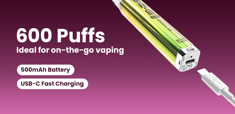 SKE Bar 600 Prefilled Pod Kit Benefits