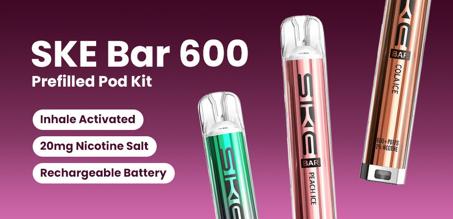 SKE Bar 600 Prefilled Pod Kit Banner