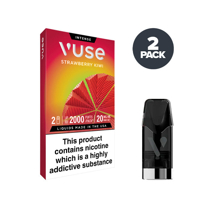 Strawberry Kiwi 20mg Vuse Intense Pod and Box