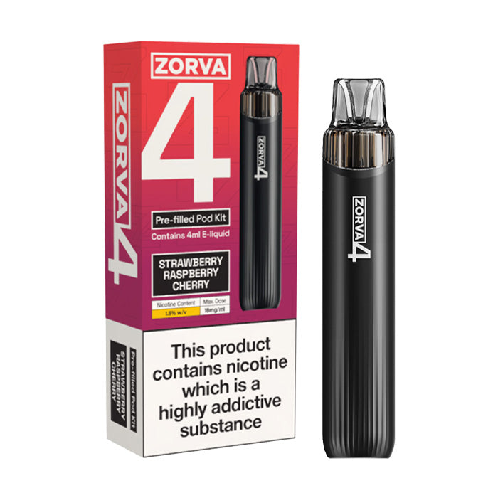 Zorva 4 Prefilled Pod Kit - Strawberry Raspberry Cherry