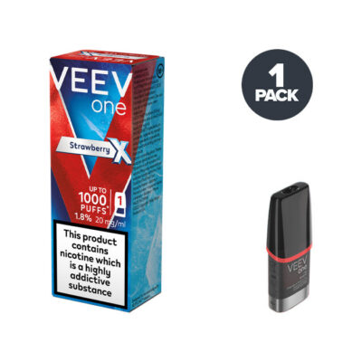 Strawberry X Veev One Prefilled Pod and Box