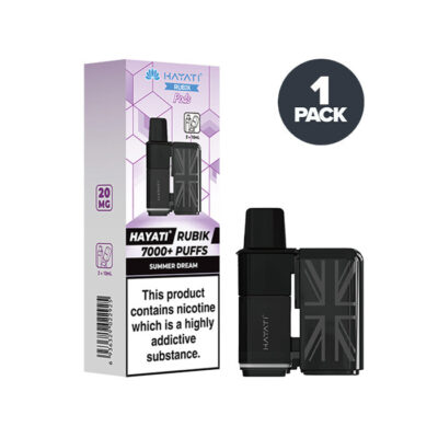 Summer Dream Hayati Rubik 7000 Prefilled Pods and Box