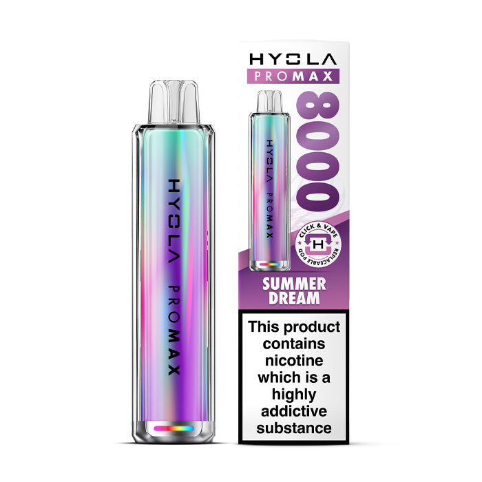 Summer Dream Hyola Pro Max 8000 Prefilled Pod Kit and Box