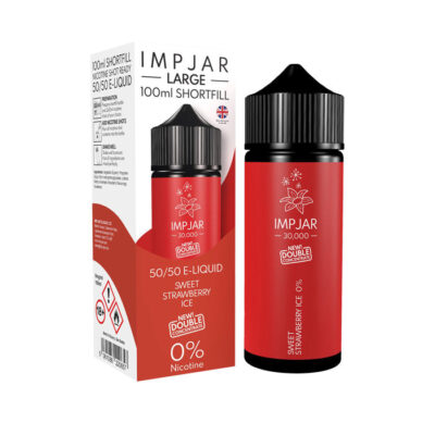 Sweet Strawberry Ice 100ml E-Liquid and Box by Imp Jar