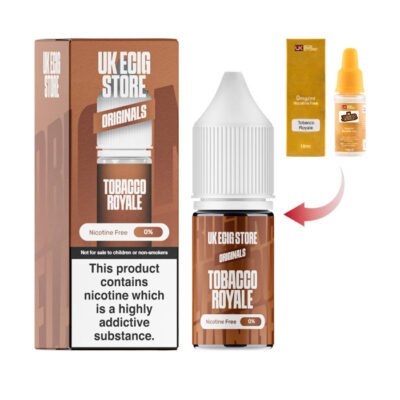 UK Ecig Store Tobacco Royale 10ml E-liquid with Box and Old Packaging