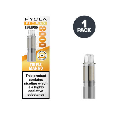 Triple Mango Hyola Pro Max 8000 Prefilled Pod and box.