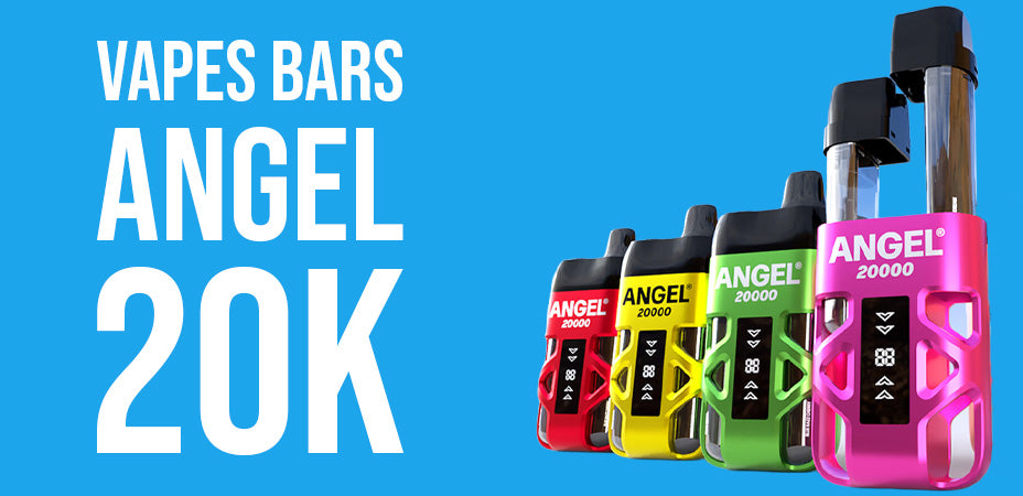 Main Banner of Vapes Bars Angel 20000 Prefilled Pod Kit