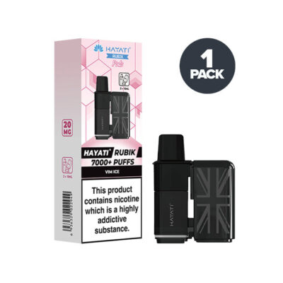 Vim Ice Hayati Rubik 7000 Prefilled Pods and Box