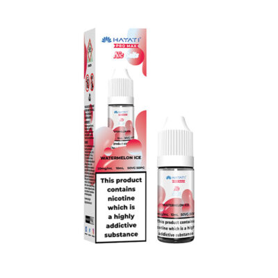 Watermelon Ice Hayati Pro Max 10ml Nic Salt E-Liquid and Box