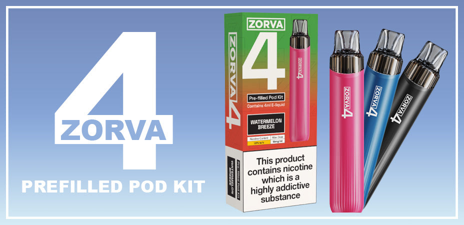 Main Banner of Zorva 4 Prefilled Pod Kit