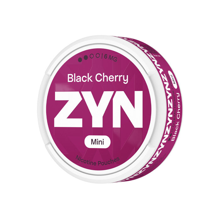 Tub of Twenty ZYN Black Cherry Mini 6mg Nicotine Pouches
